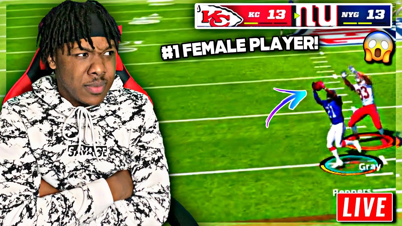 PLAYING THE BEST FEMALE MADDEN PLAYER IN THE WORLD!?😳💔 GAME OF THE YEAR Madden 22 Competitive Game