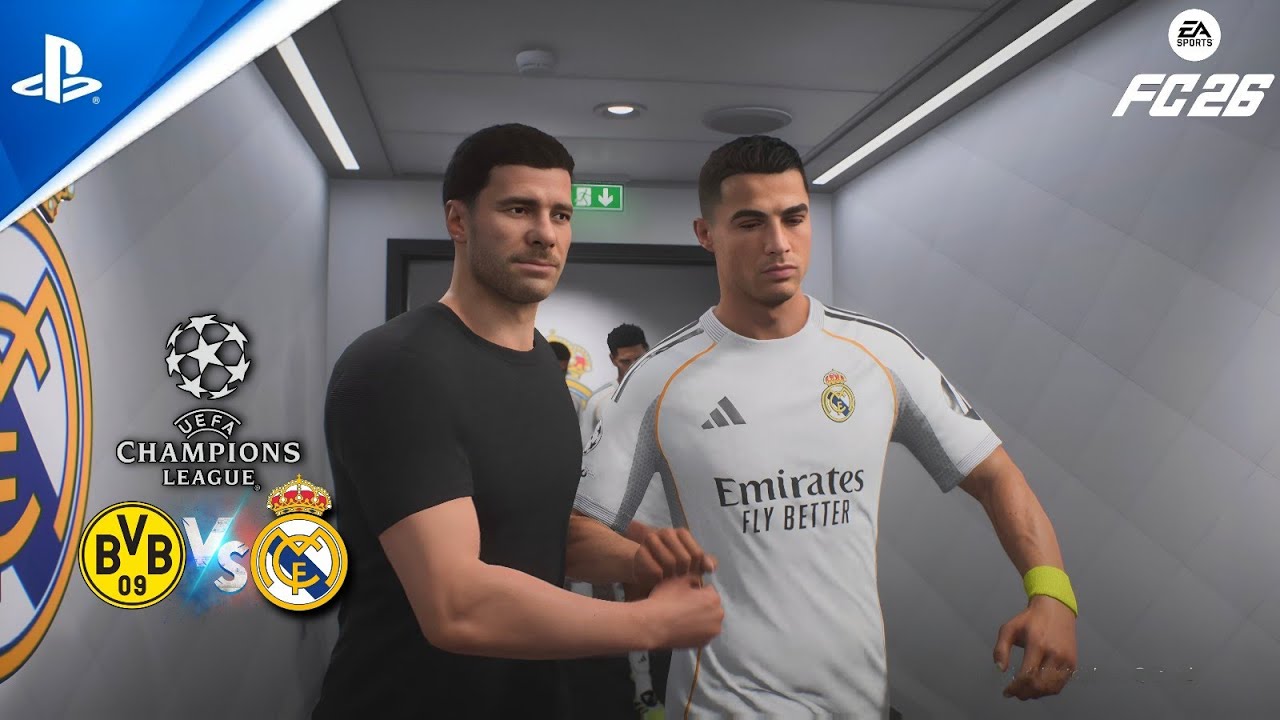 🔥 EA FC 26 | BORUSSIA DORTMUND vs REAL MADRID | UEFA Champions League | Next-Gen Gameplay PS5