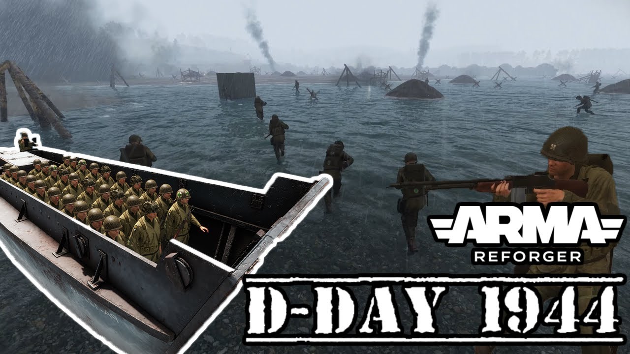 ARMA REFORGER D-DAY 1944 | OPERATION FROM HELL (Storming The Beaches)