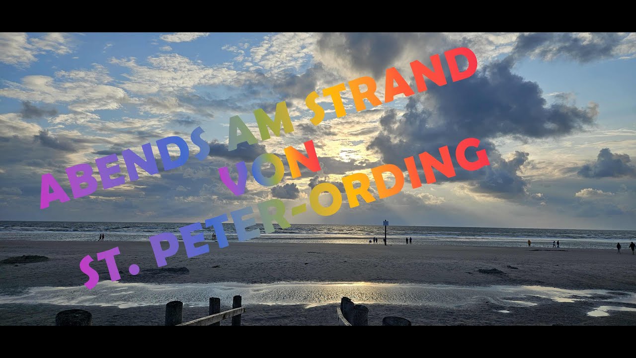Abends am Strand von St. Peter-Ording