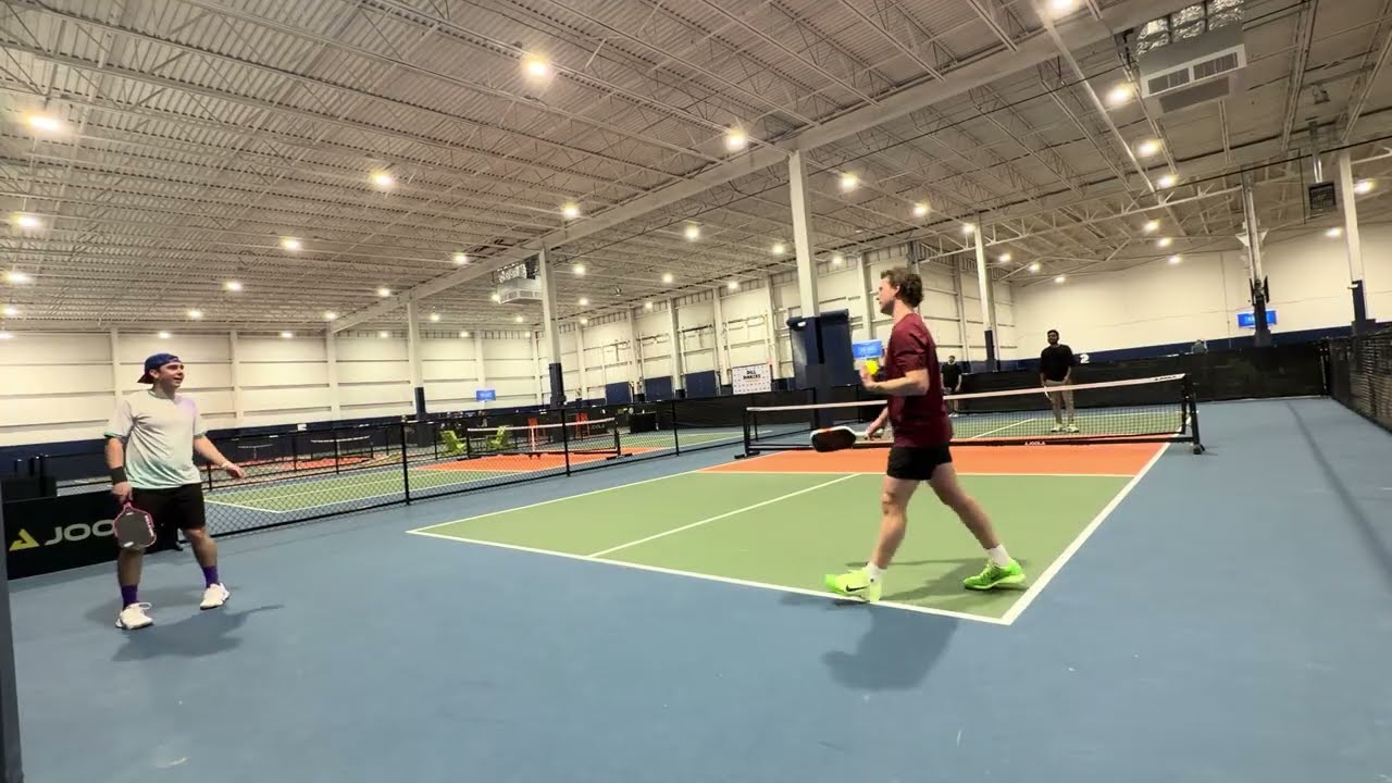 Pickleball at the 4.5 Level. Neutralizing Bangers with Resets and Dinks. Dan/Sven vs Sam/Ian 4