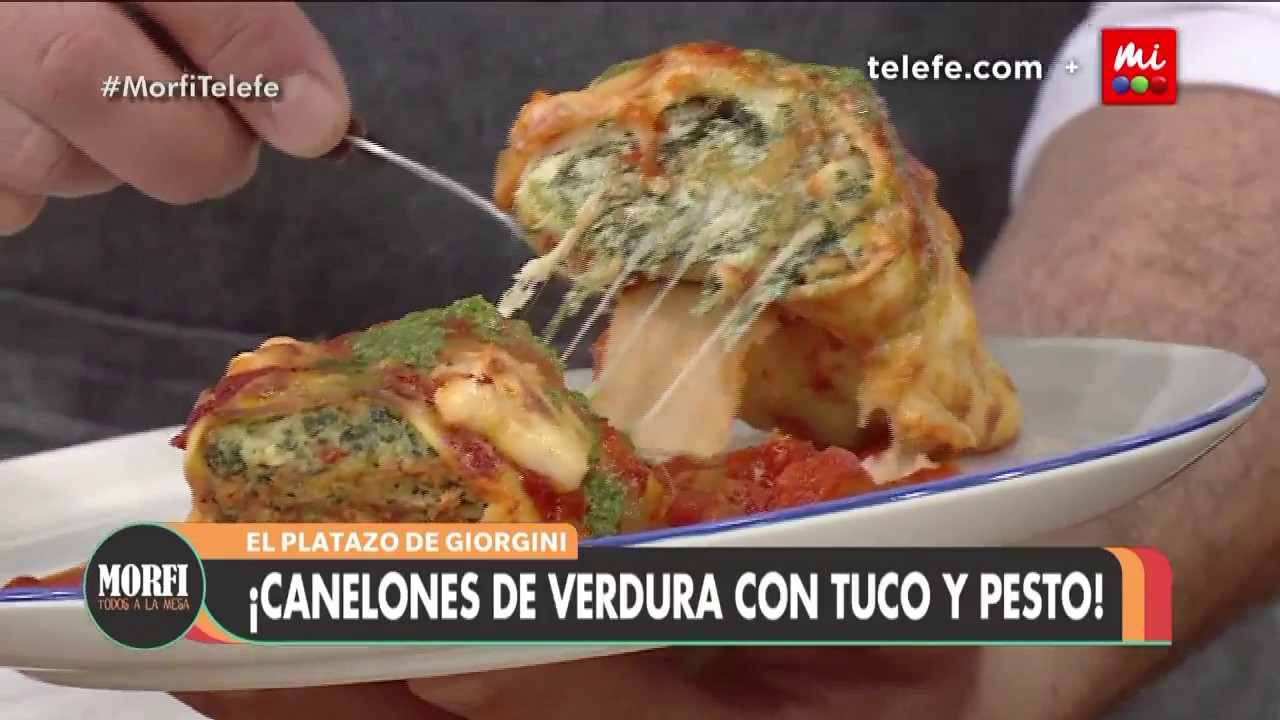 Canelones de verdura - Morfi