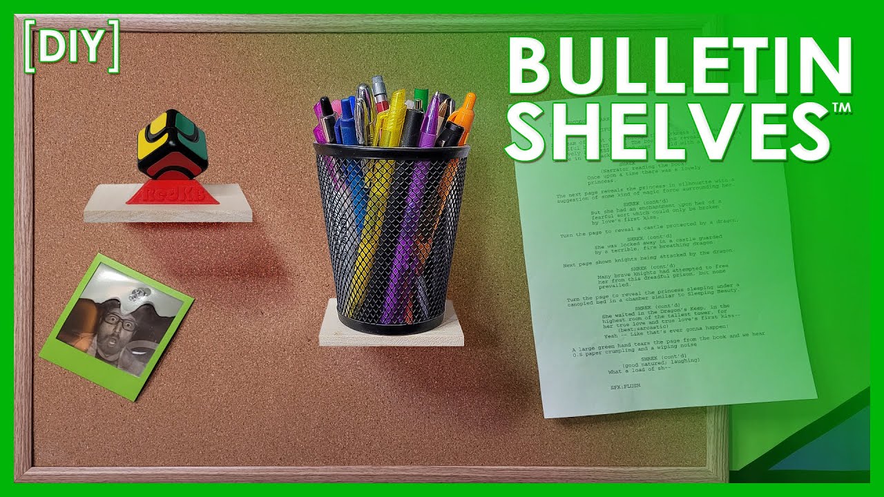 Bulletin Shelves™ | Take Your Bulletin Board Into the 3rd Dimension!
