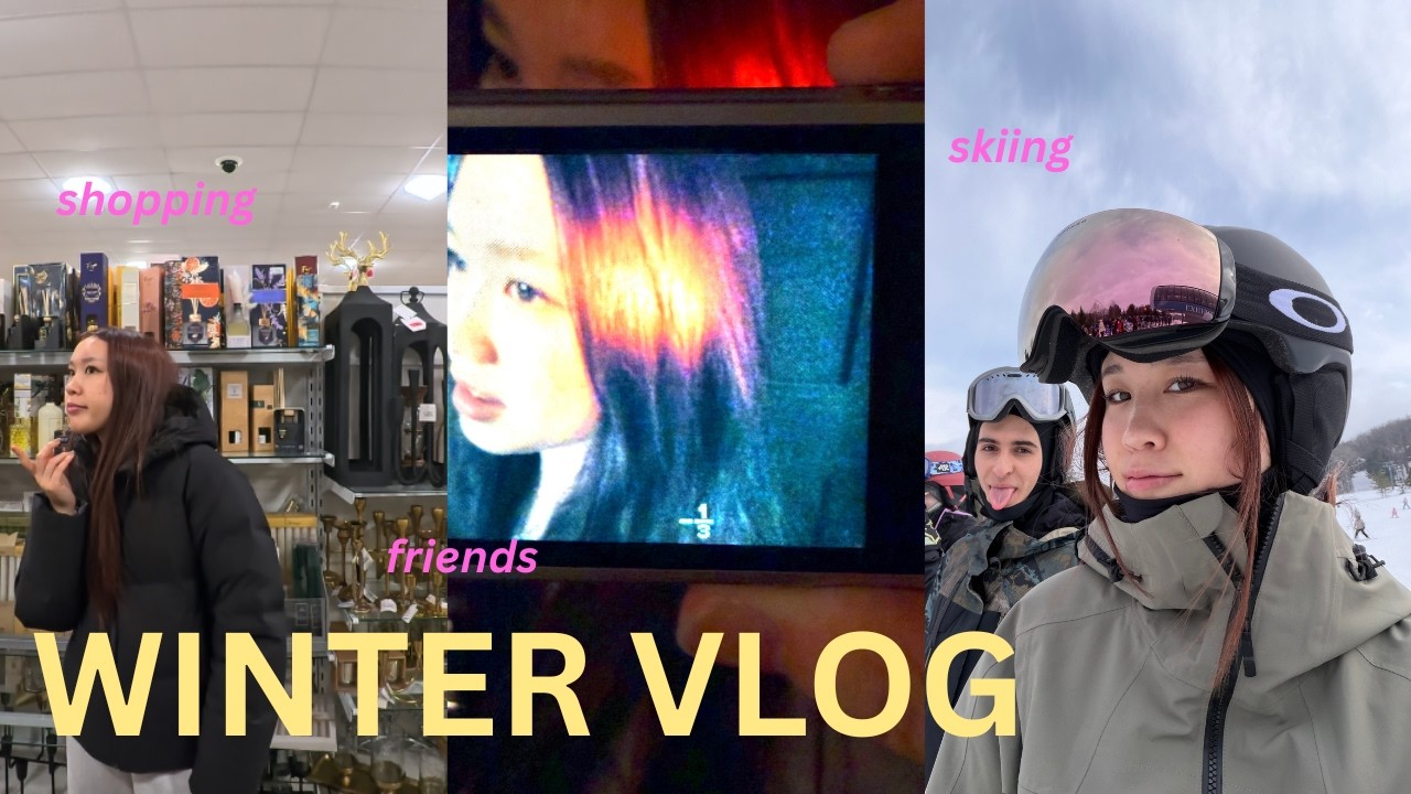WINTER VLOG | skiing, new phone, friends, shopping