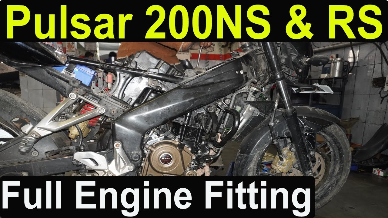 Bajaj Pulsar 200Ns/200Rs Full Engine Fitting, Bajaj Pulsar 200Ns Engine Rebuild