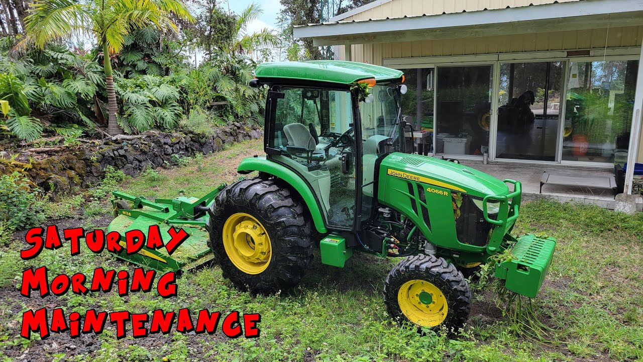 Субботнее утреннее обслуживание John Deere 4066R