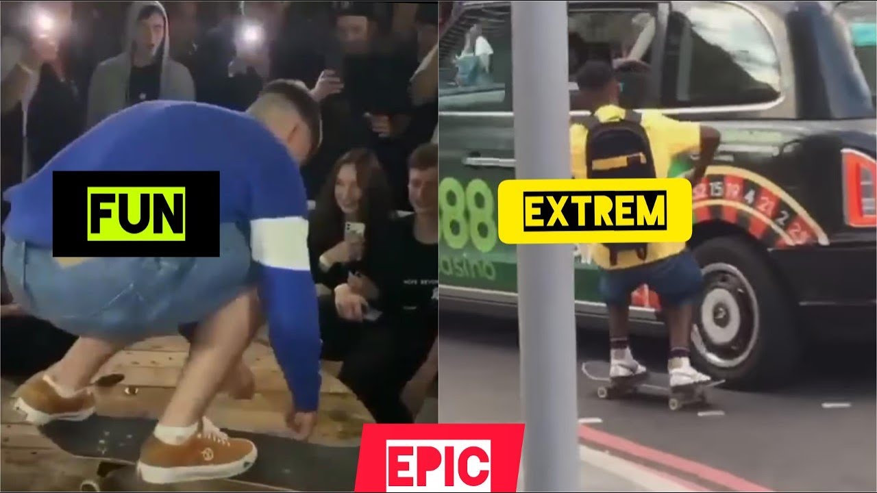 Fun, Epic, Extrem Skateboard Moments
