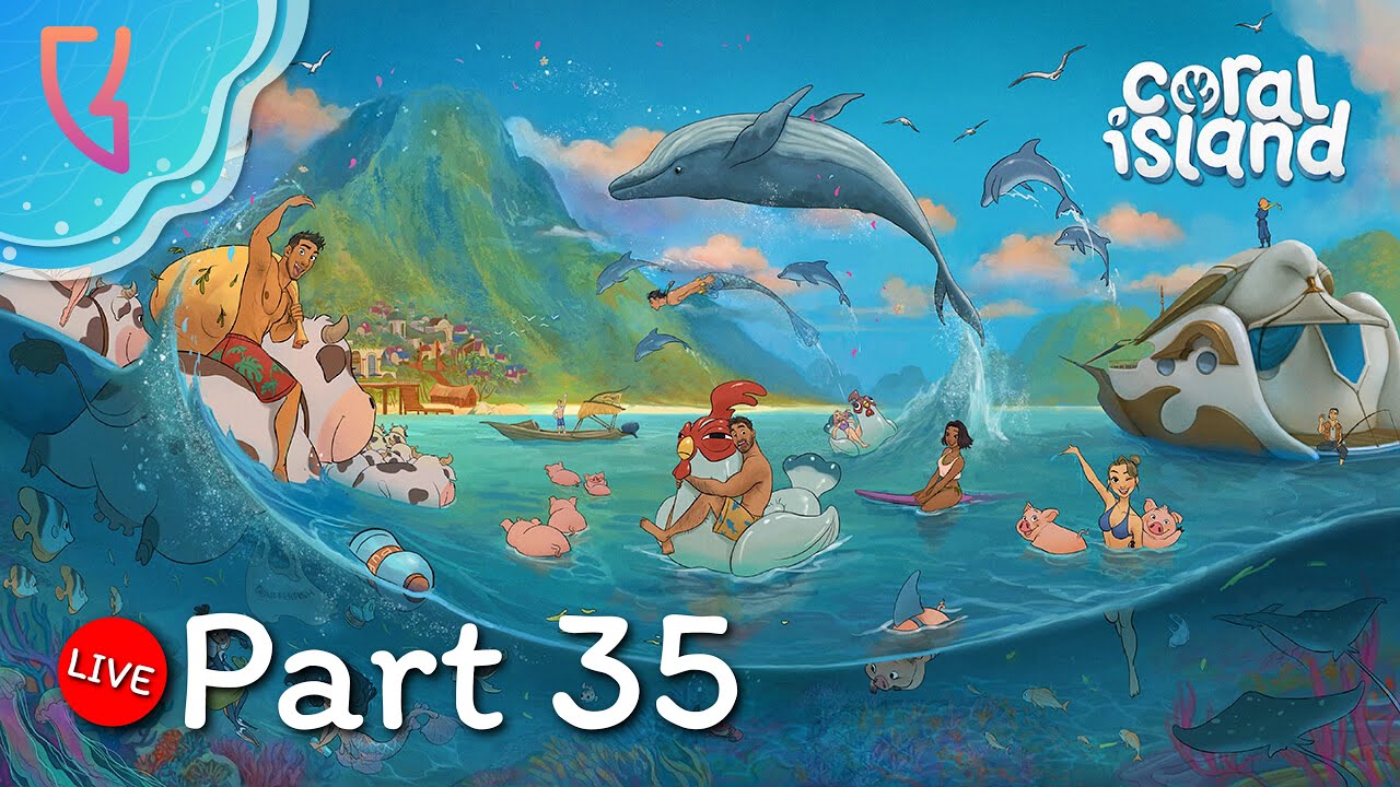 [🔴LIVE] วันธรรมดา ๆ อีกวัน ในฤดูใบไม้ผลิ | Coral Island Part 35