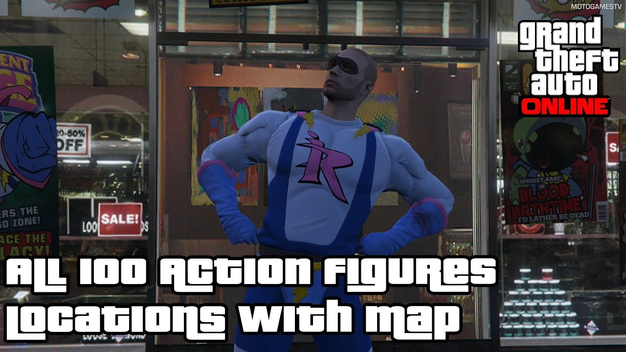 GTA Online - All 100 Action Figures Locations with Map (Complete Guide)