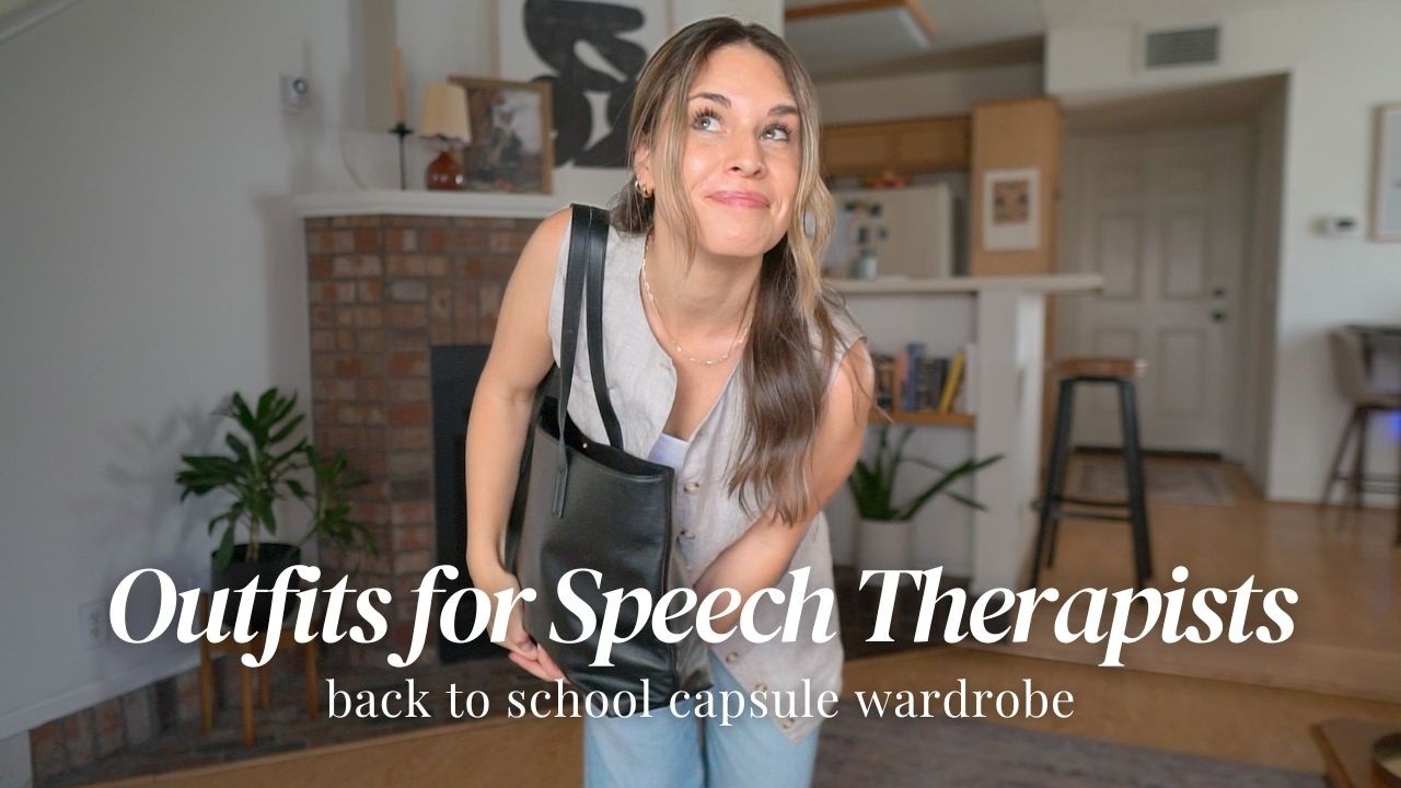 Speech Therapist Outfits for Back to School (Pt 1): capsule wardrobe tips + new fave work bag 💼👗