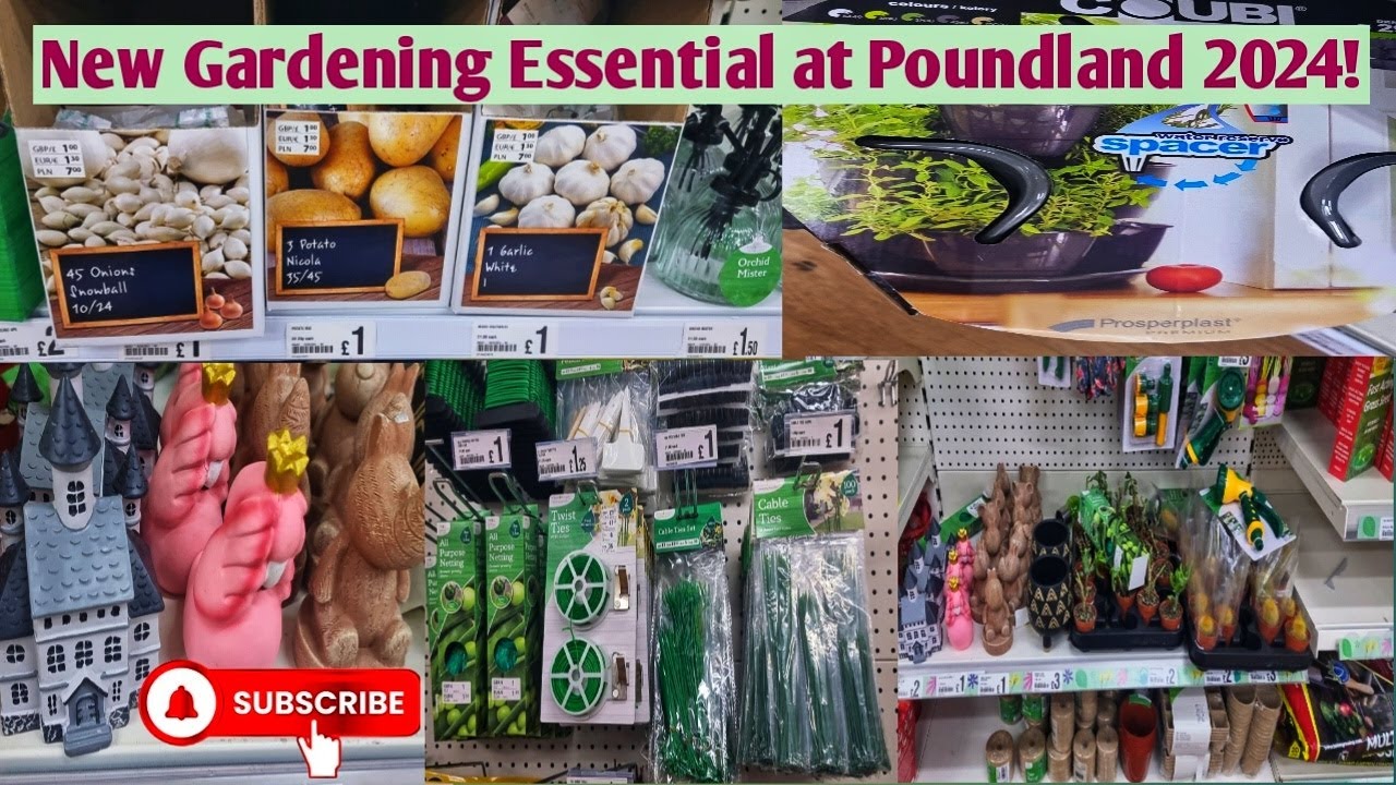 Latest gardening Essentials at Poundland! Wide range of high-quality tools, accessories,plants.