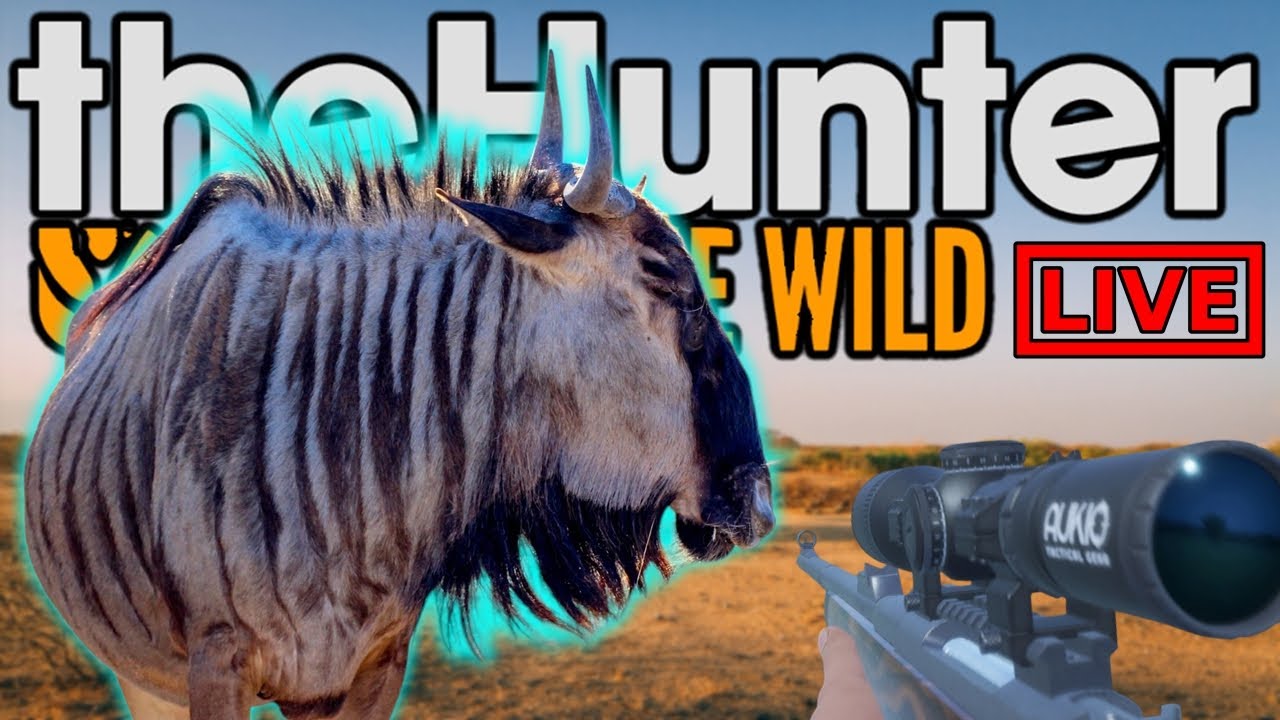 Relaxing & Grinding for an Albino Wildebeest! - theHunter Call of the Wild