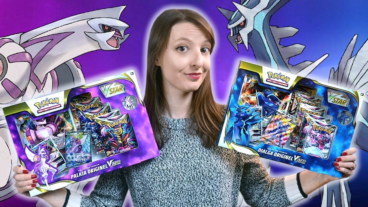 OUVERTURE DES COFFRETS DIALGA ET PALKIA ORIGINELS VSTAR !