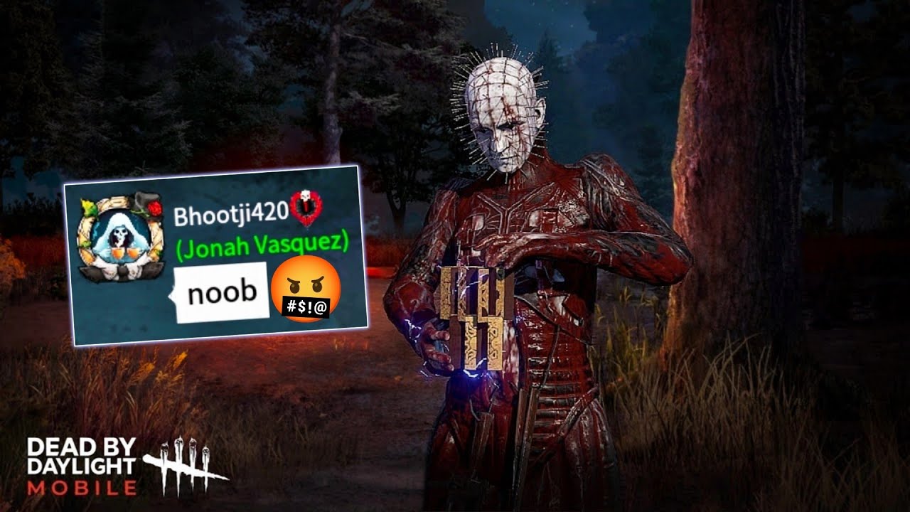 Survivor Gets TOXIC After Facing My Pinhead! | DBD Mobile