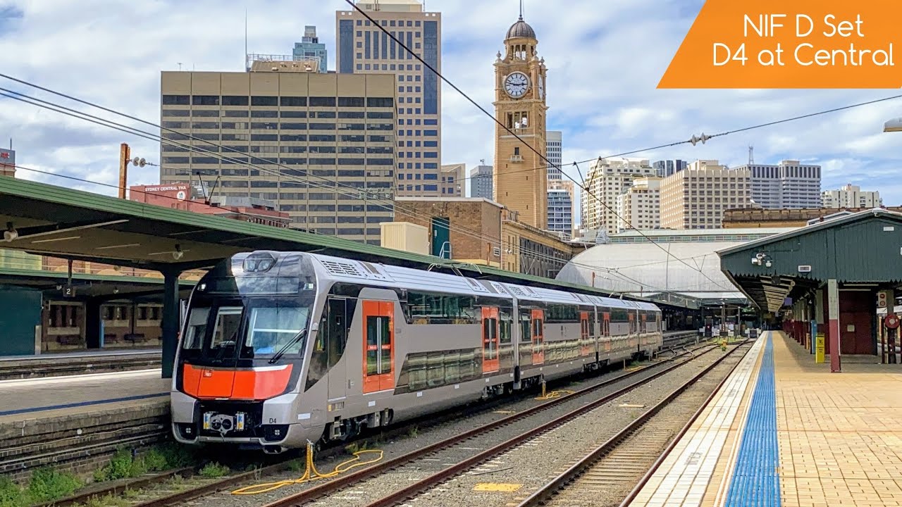 Sydney Trains Vlog 1760: NIF D Set D4 at Central