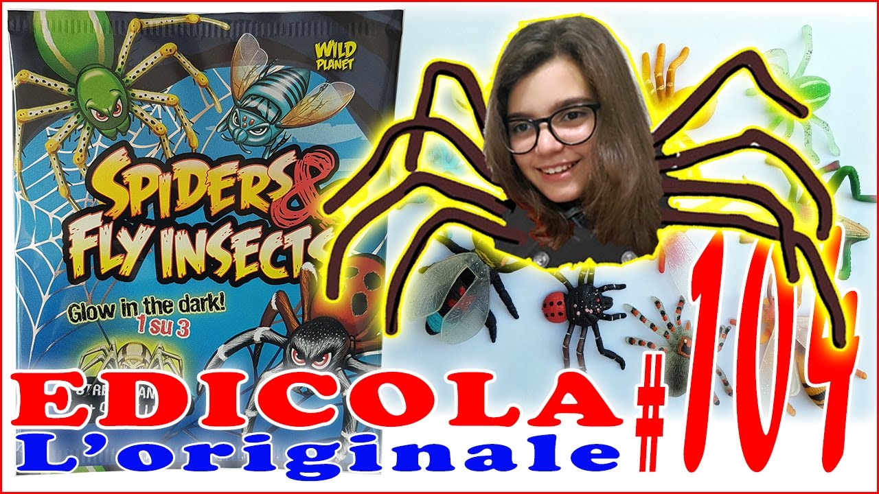 EDICOLA #104: SPIDERS & FLY INSECTS - Pacco Regalo Natale 12 bustine (by Giulia Guerra)