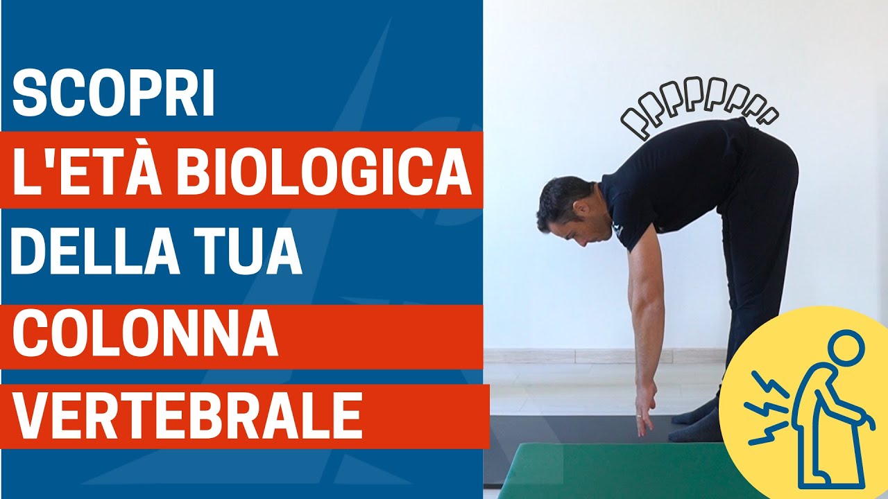 7 TEST per scoprire l'ETÀ BIOLOGICA della tua COLONNA VERTEBRALE