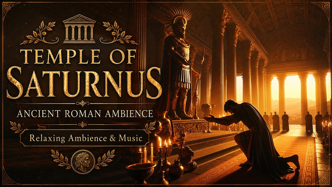 Ancient Roman Ambience | Temple of Saturnus - Relaxing Ambience & Music