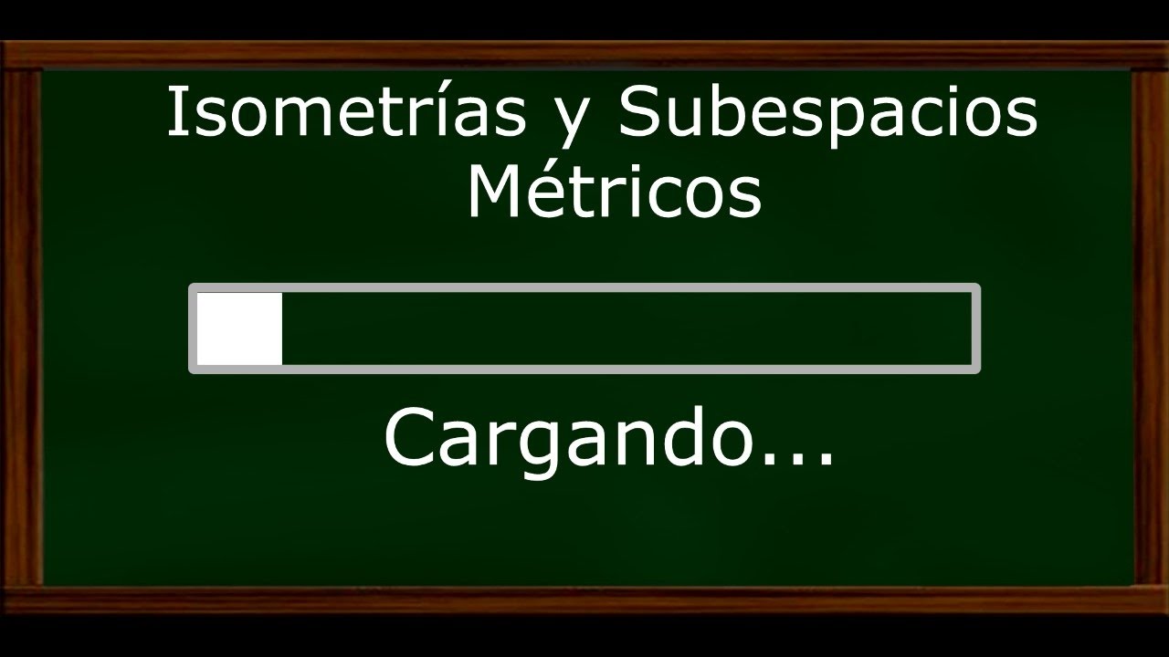Subespacios Métricos e Isometrías (Clase 2)