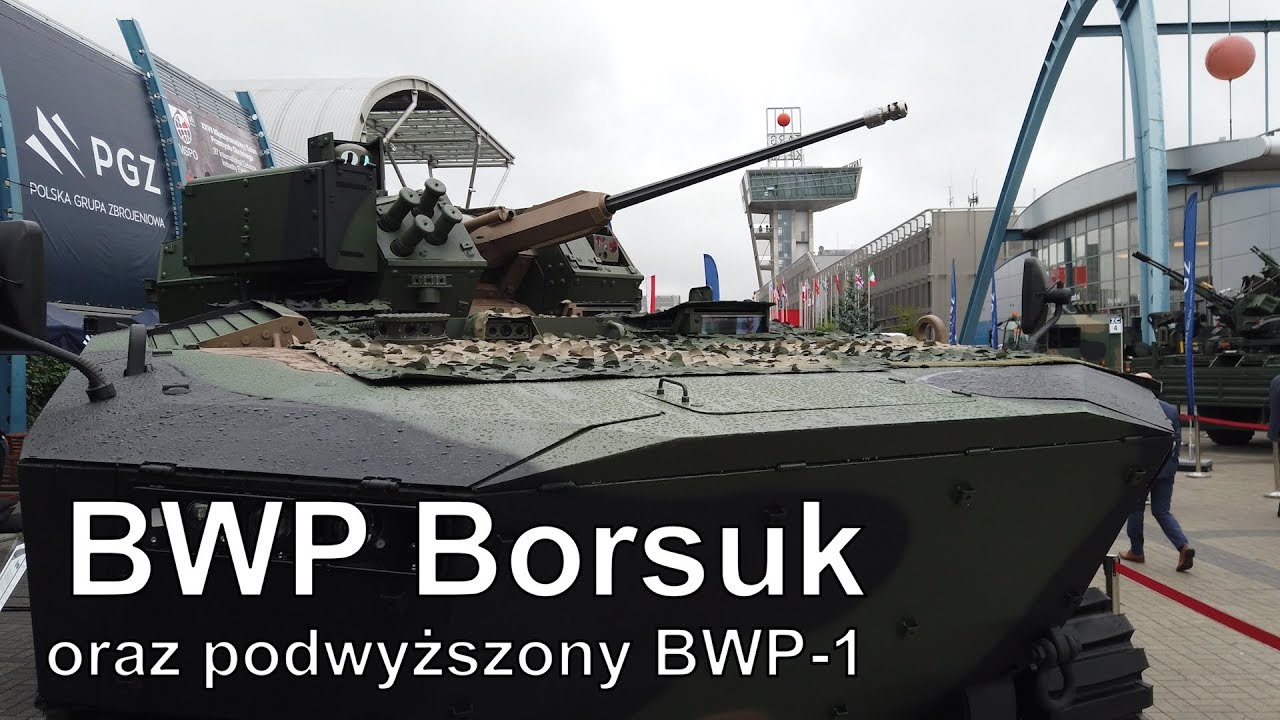 BWP Borsuk oraz podwyższony BWP-1 na MSPO 2019 (Relacja)