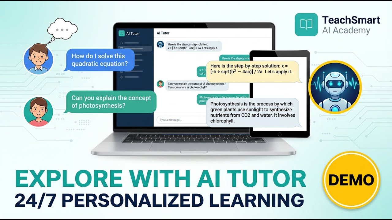 Explore Lesson Materials Using AI Tutor | TeachSmart AI Academy Demo