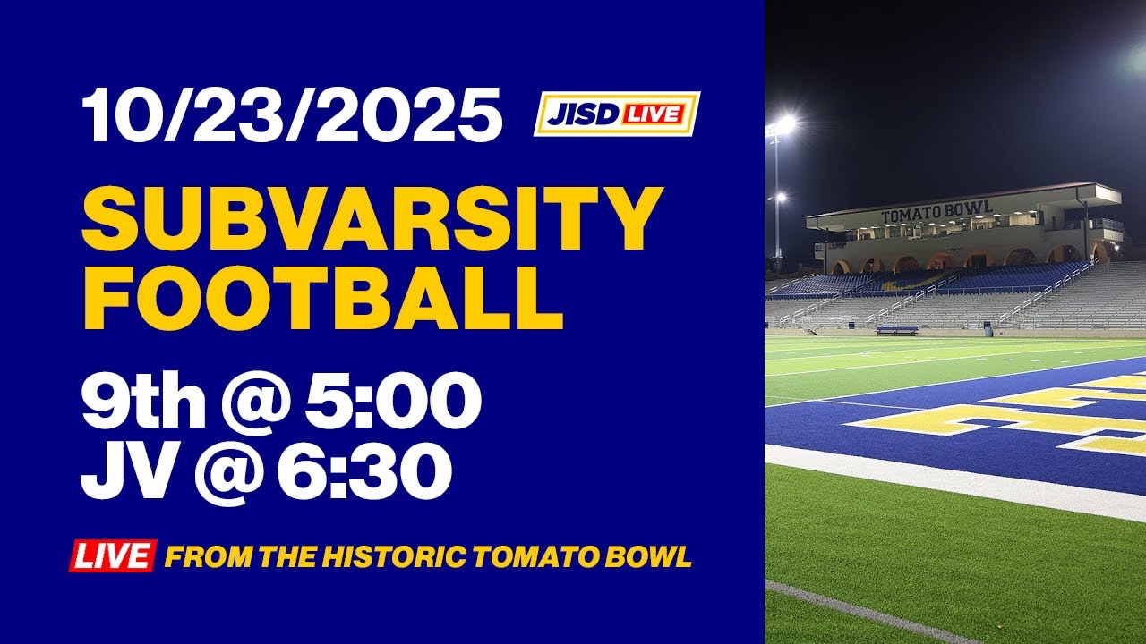 9th & JV Football - Jacksonville VS Mt. Pleasant 10-23-2025