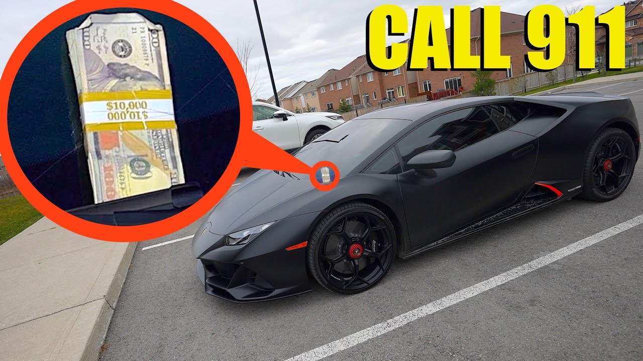 if you ever see this on your Lamborghini, RUN away and Call 911 Instantly!! (It's a TRAP)