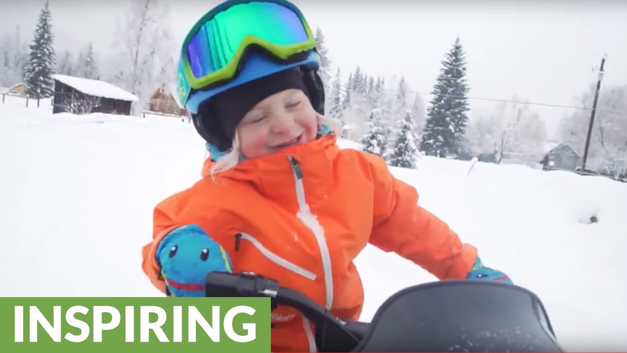 A day in the life of 3-year-old skiing prodigy