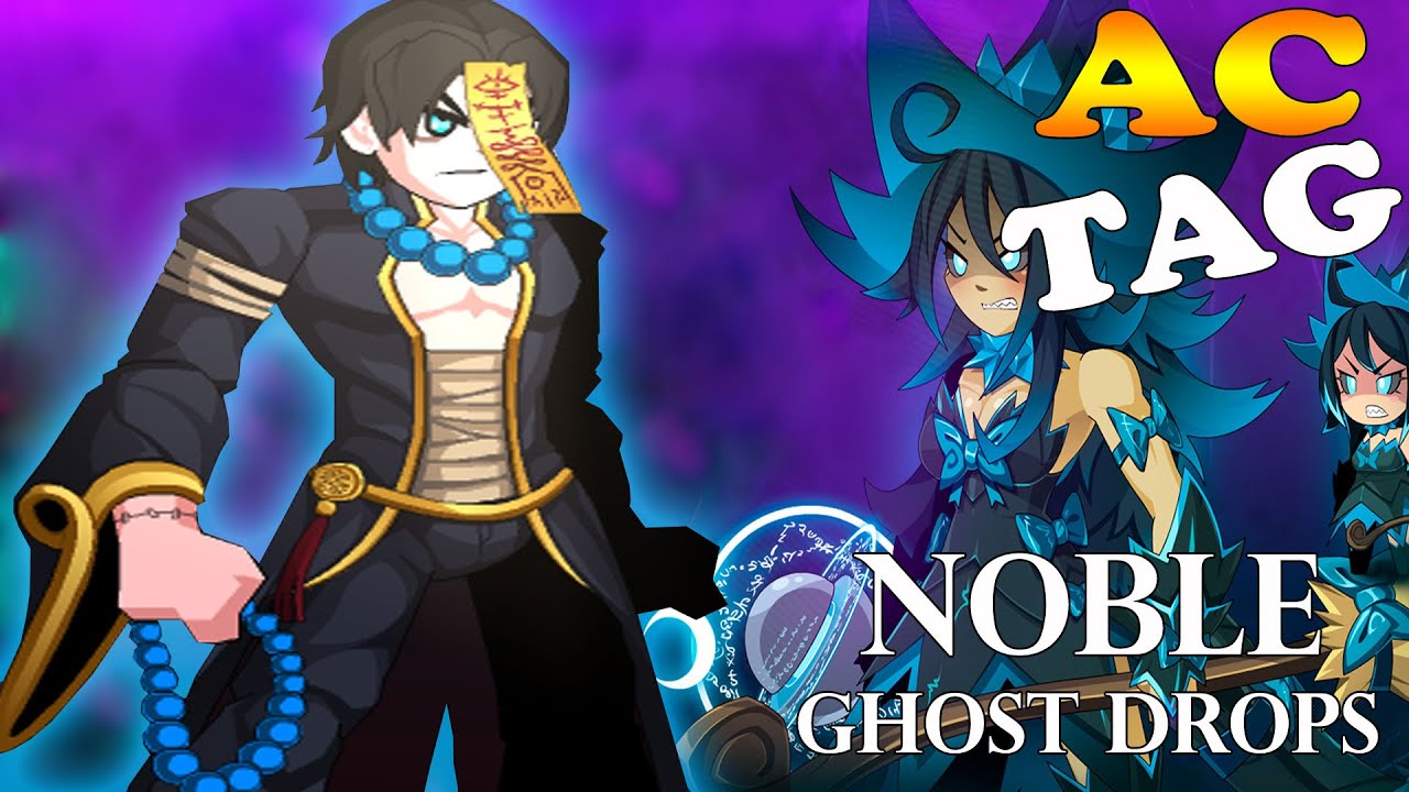 AQW NEW JIANGSHI & MIDNIGHT ZILLA WITCH SET l NOBLE GHOST DROPS (MOGLOWEEN 2023)