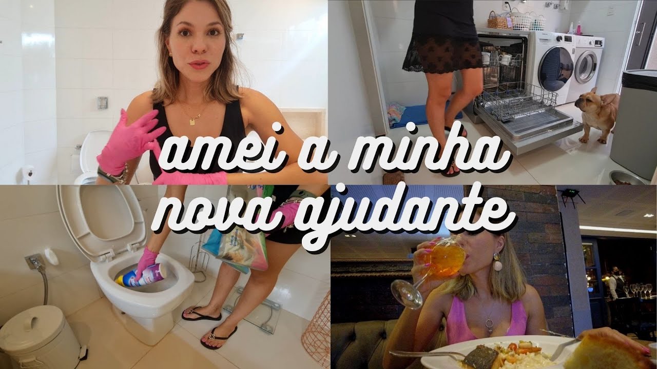 Arrumando a casa + minha nova ajudante + brigadeiro de panela + jantar com o marido 💑💗