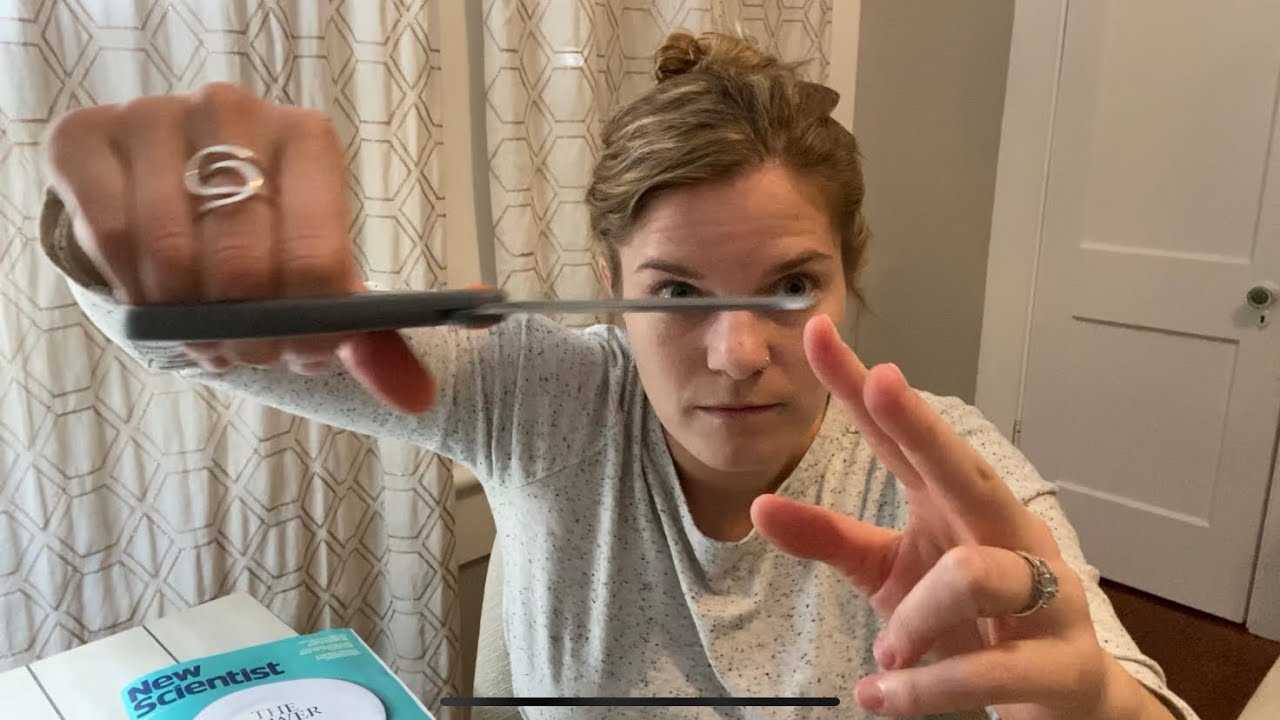 ASMR Haircut - First Day on the Job (scissors, brushing, spray sounds)