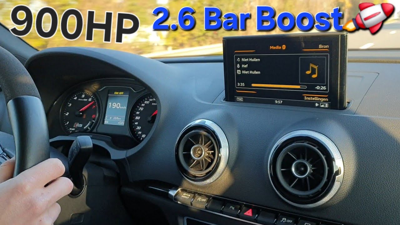 Audi RS3 CZGB * 900HP/950Nm Acceleration 🔥🔥