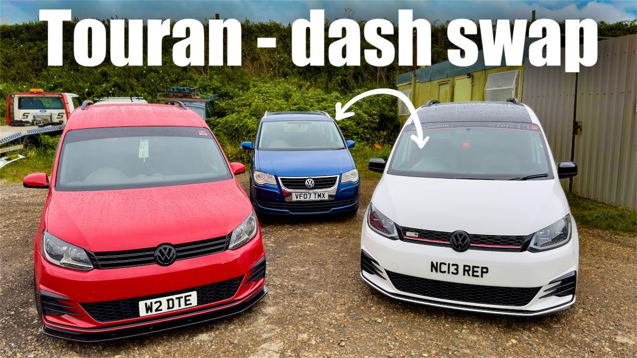 Vw Caddy - Touran - замена приборной панели - проект завершён
