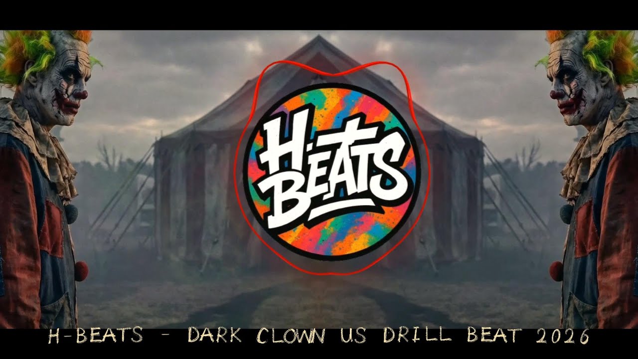 H-Beats [DARK CLOWN] Beat 🌍💔 2026 US DRILL Beats| Free Beat | Rap Instrumental 2026#drilltypebeat