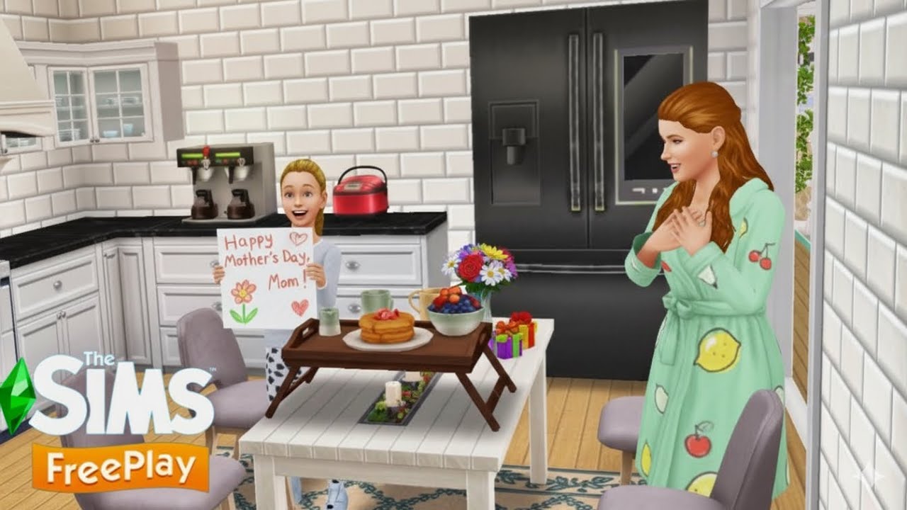 Simsfreeplay - Surprising Mom in Sims FreePlay🎁💐 | Mother’s Day Special Simsfreeplay Edition |