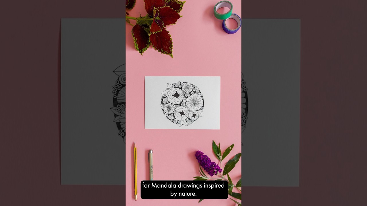 #Mindful #Mandalas: #Botanical #Doodling for #Selfcare | #drawingtutorial #mindfulart