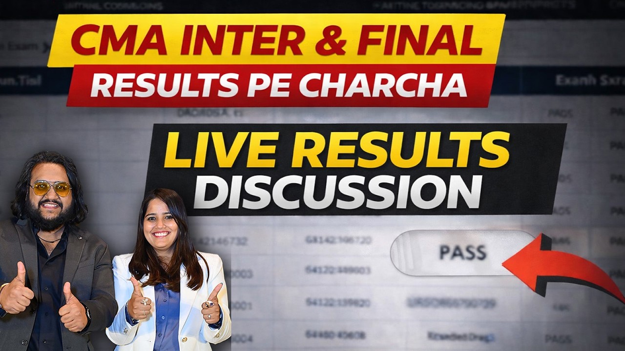 CMA Inter & Final Live Results Discussion | Results Pe Charcha | CMA DEC 2025 RESULTS