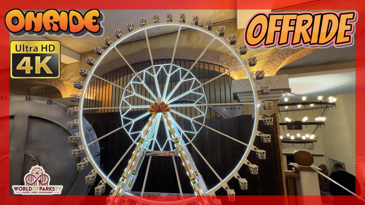 Lego Riesenrad (Onride) Video Riesenrad Modell Offride – Abenteuerhotel @ Heide Park Resort 2023