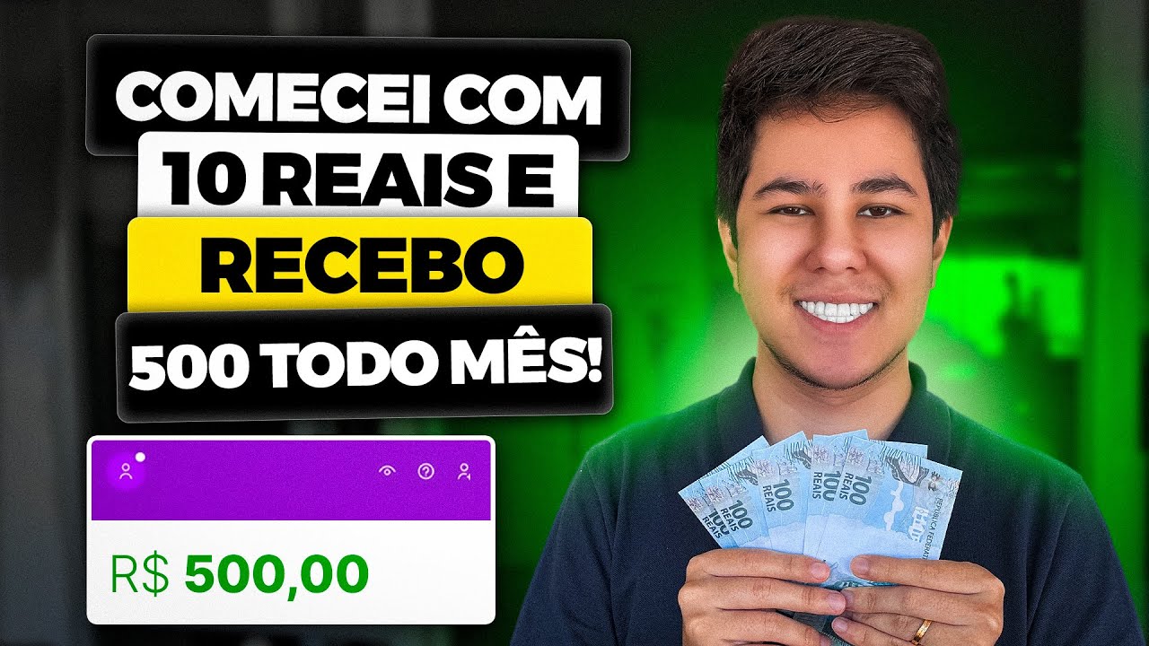 RECEBA 500 REAIS POR MÊS EM DIVIDENDOS (comece hoje com 10 reais)
