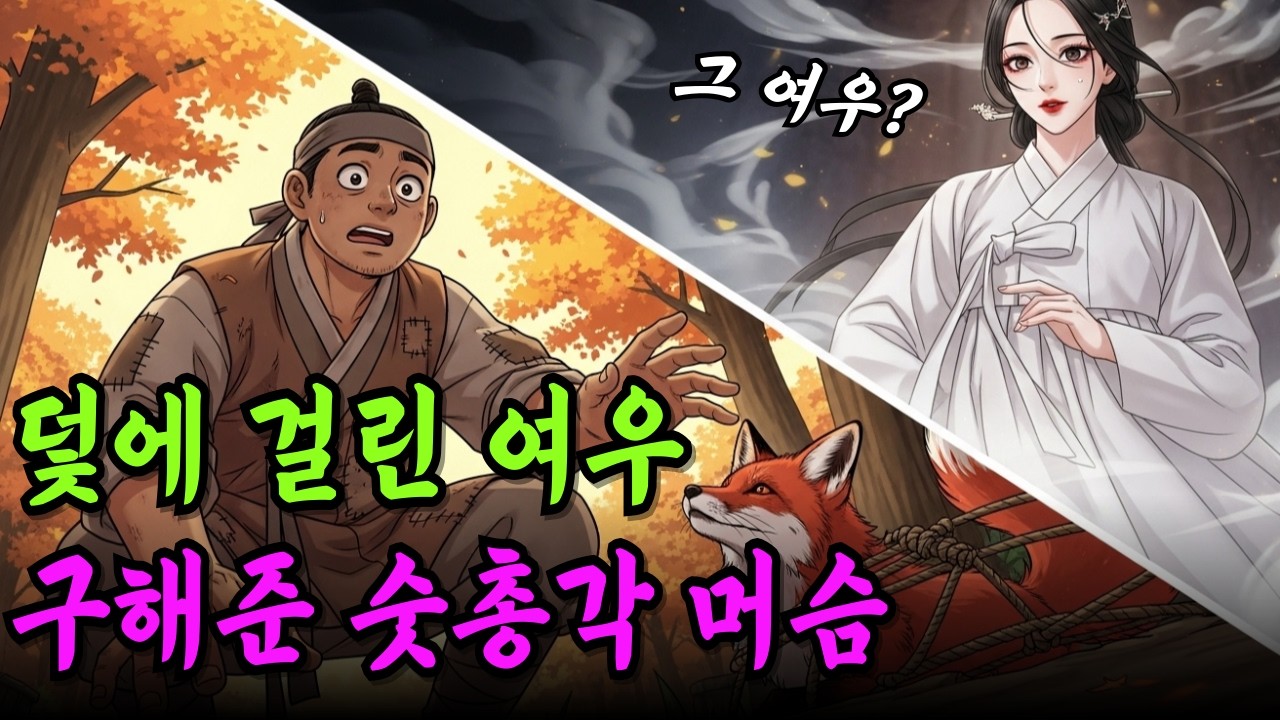 산에서 여우를 구한 숫총각 머슴, 어느 날 여우가 찾아와 은혜를 갚겠다는데.. | 야담 옛날이야기 오디오북 수면동화 전설 민담