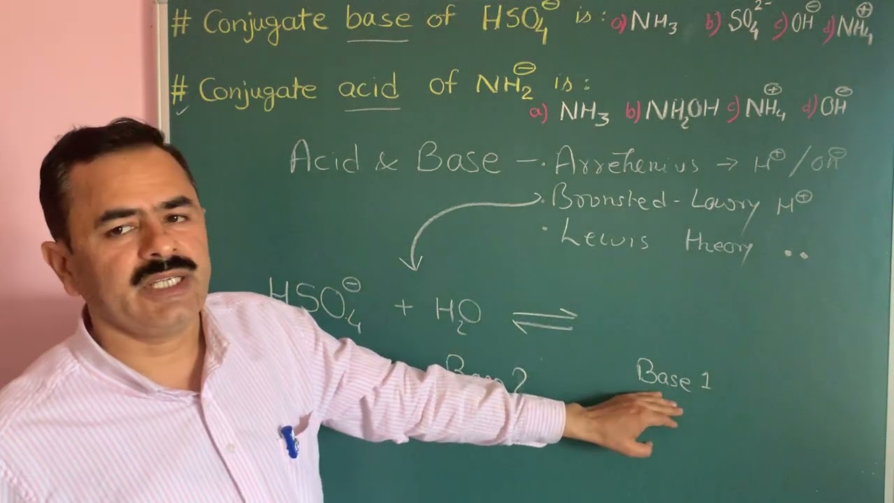 Conjugate Acid Base Pair || Brønsted–Lowry Theory || Proton donor & Acceptor || Basic Concept| BSc||