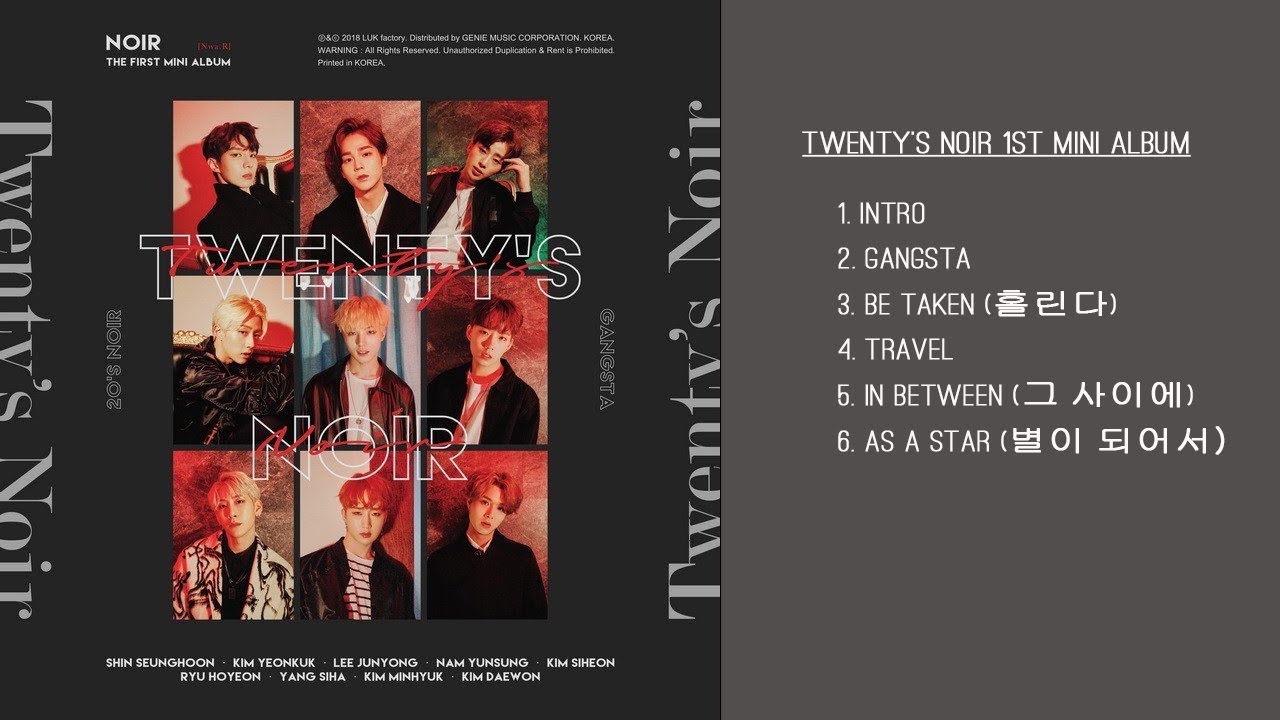 NOIR Twenty's Noir FULL ALBUM