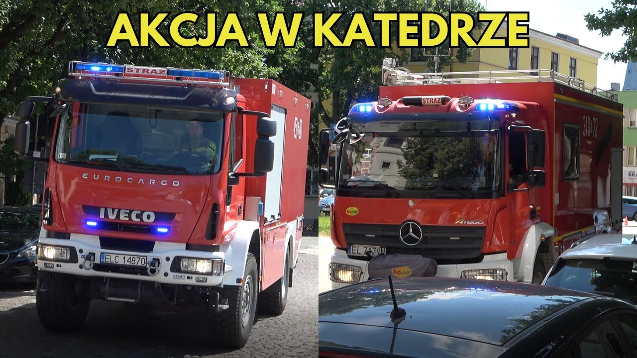 Alarmowo zastępy z jednostek PSP i OSP z województwa łódzkiego na ćwiczenia 