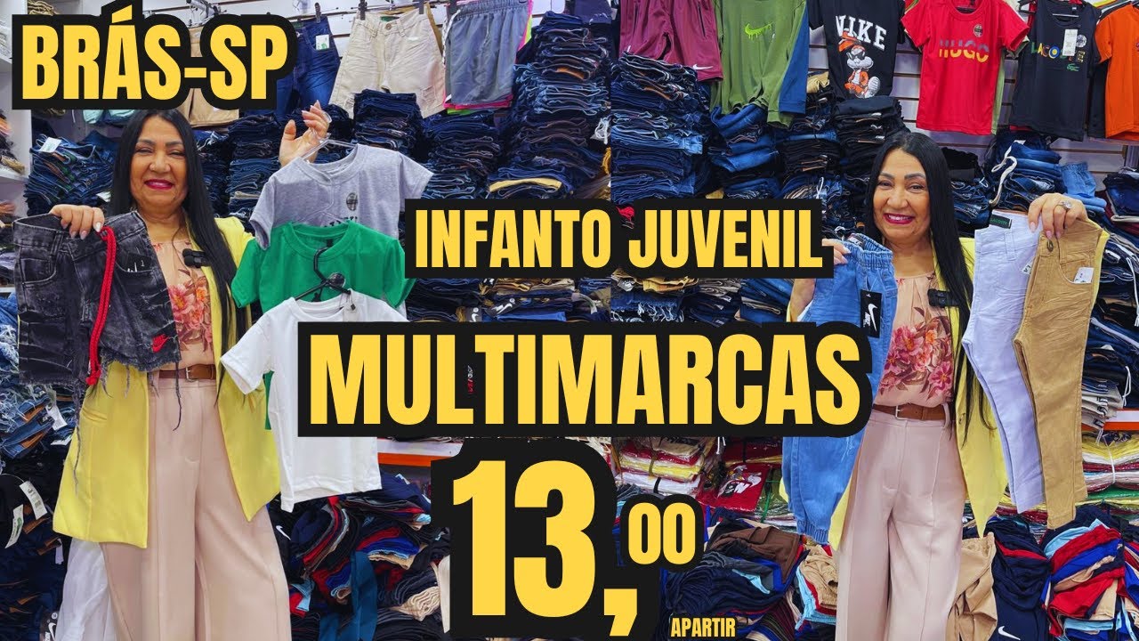 🤩INFANTO JUVENIL MULTIMARCAS BRÁS -SP
