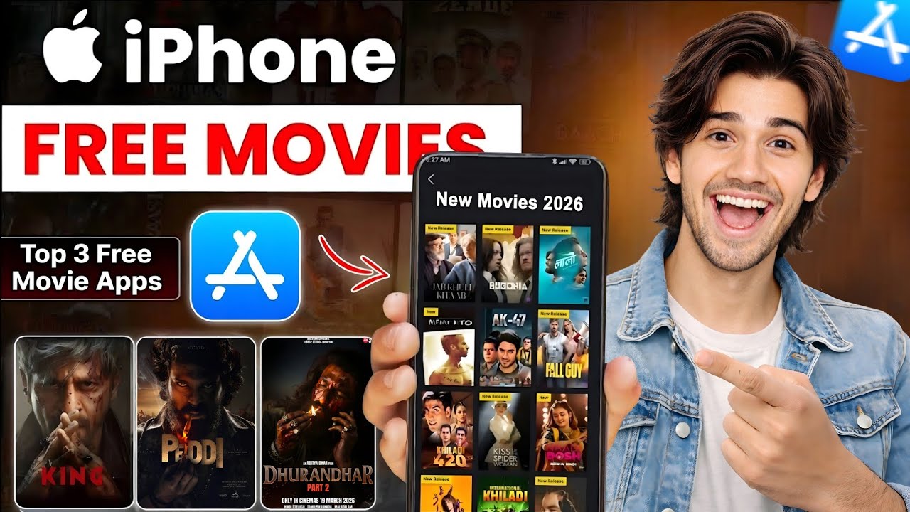 Top 3 Movie Apps For iPhone | iPhone Free Movie Apps | Free Movie Apps For iPhone 2026