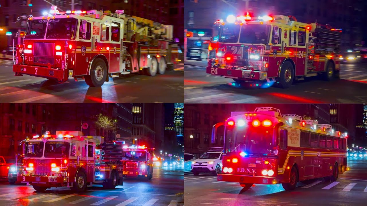 [*MASSIVE FDNY Response w/ 30+ Units*] 2-Alarm Hotel Fire at 46 W 17th Street Box 576