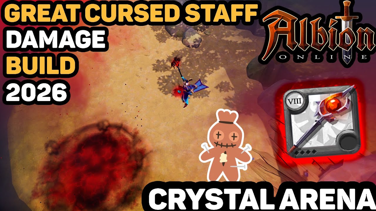 Great Cursed Staff Damage Build 2026 - Crystal Arena (Crystal Rank/S30) - Albion Online