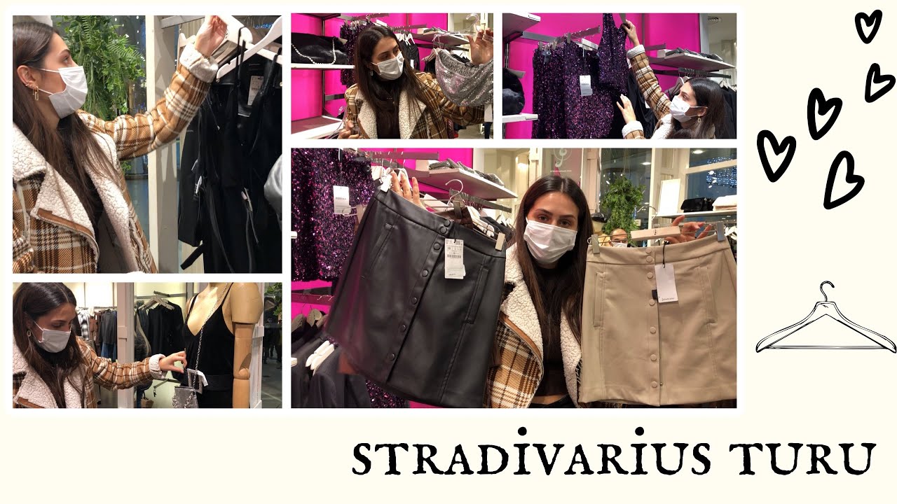 STRADİVARİUS TURU | MAĞAZA GEZİSİ | Yılın son videosu ☹️ #alışveriş 🛍