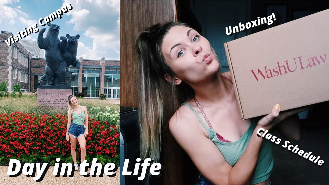 LAW STUDENT DAY IN THE LIFE: Visiting Campus, My Class Schedule, and Unboxing!