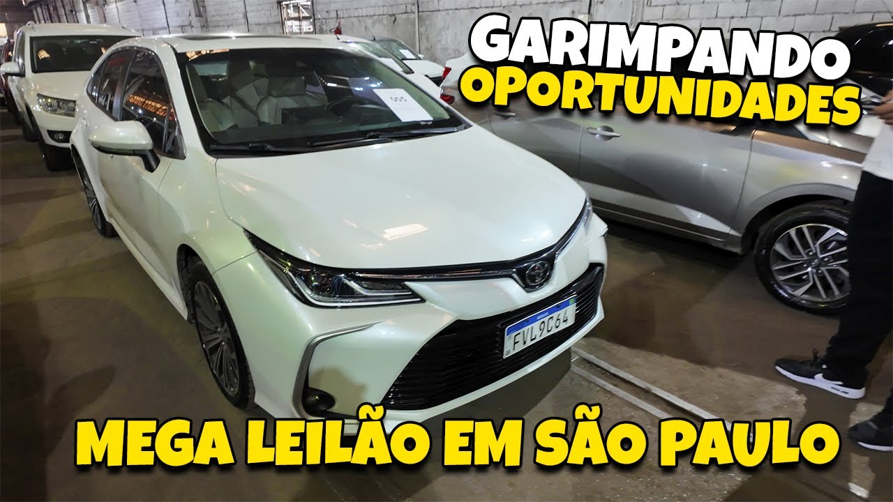 MEGA LEIL&Atilde;O DE CARROS EM S&Atilde;O PAULO - PRONTOS PARA USO